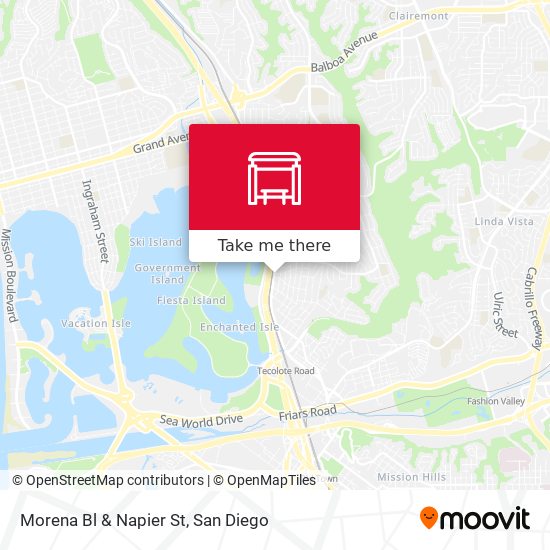 Mapa de Morena Bl & Napier St