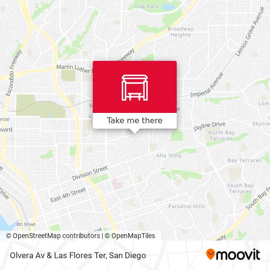 Mapa de Olvera Av & Las Flores Ter