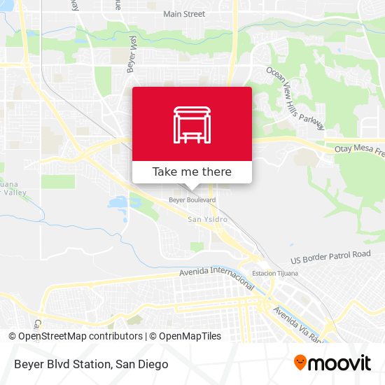 Beyer Blvd Station map