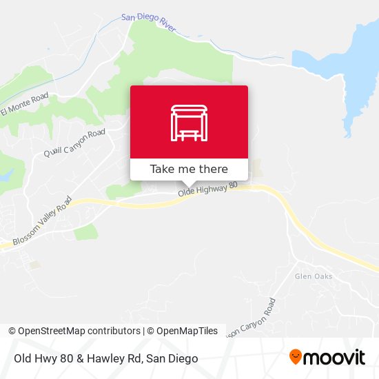 Mapa de Old Hwy 80 & Hawley Rd