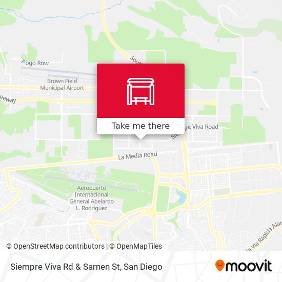 Mapa de Siempre Viva Rd & Sarnen St