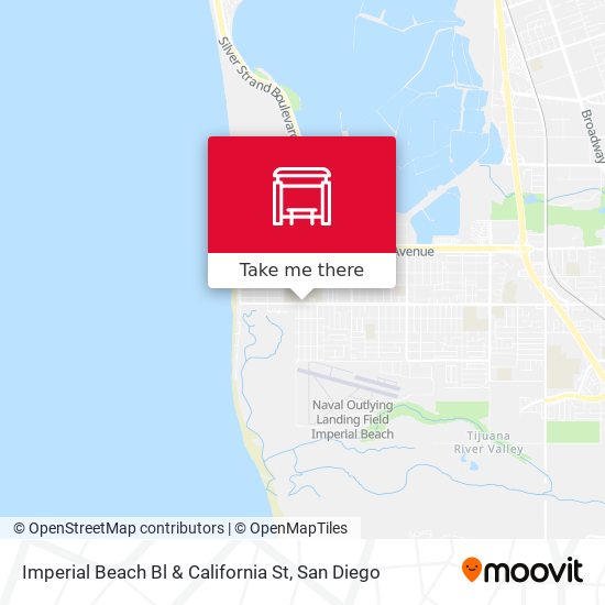 Mapa de Imperial Beach Bl & California St