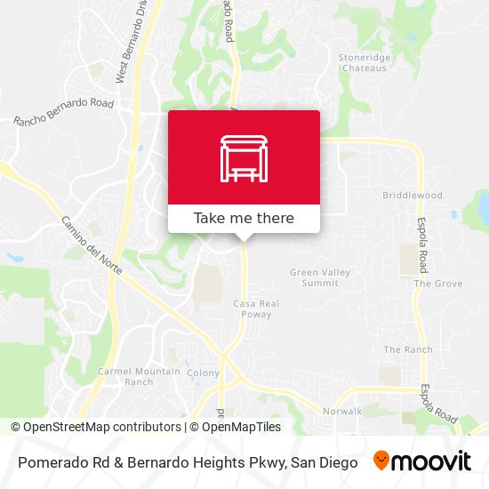 Pomerado Rd & Bernardo Heights Pkwy map
