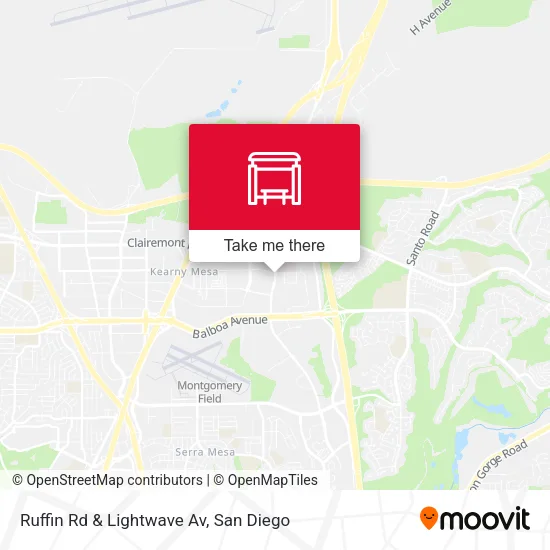 Mapa de Ruffin Rd & Lightwave Av