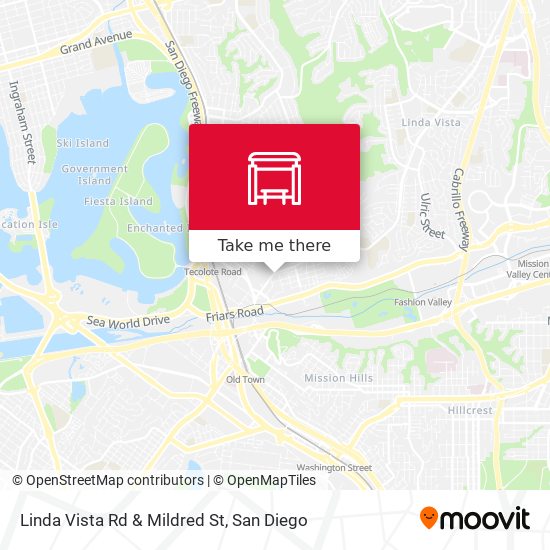 Mapa de Linda Vista Rd & Mildred St