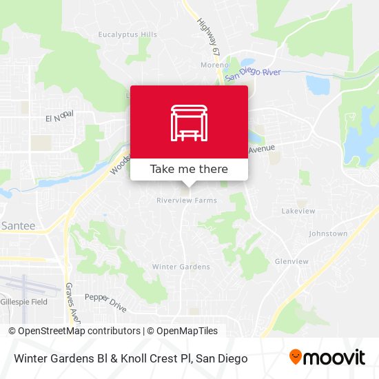 Winter Gardens Bl & Knoll Crest Pl map