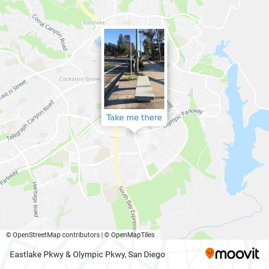 Mapa de Eastlake Pkwy & Olympic Pkwy