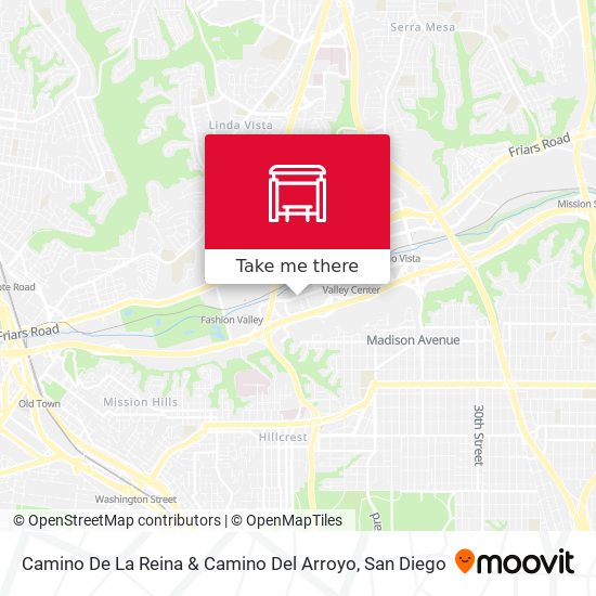 Camino De La Reina & Camino Del Arroyo map