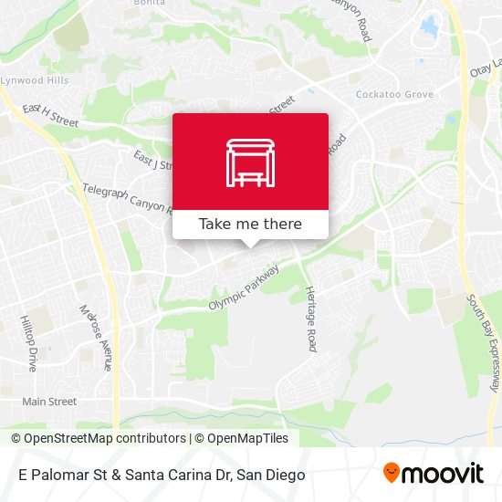 Mapa de E Palomar St & Santa Carina Dr