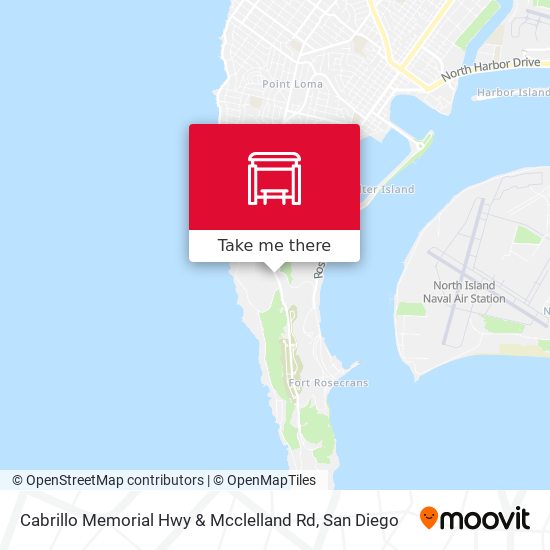 Mapa de Cabrillo Memorial Hwy & Mcclelland Rd