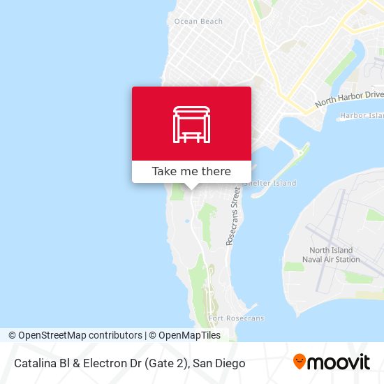 Mapa de Catalina Bl & Electron Dr (Gate 2)