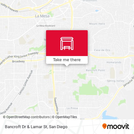 Bancroft Dr & Lamar St map