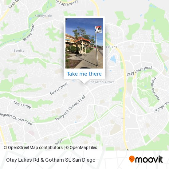 Mapa de Otay Lakes Rd & Gotham St