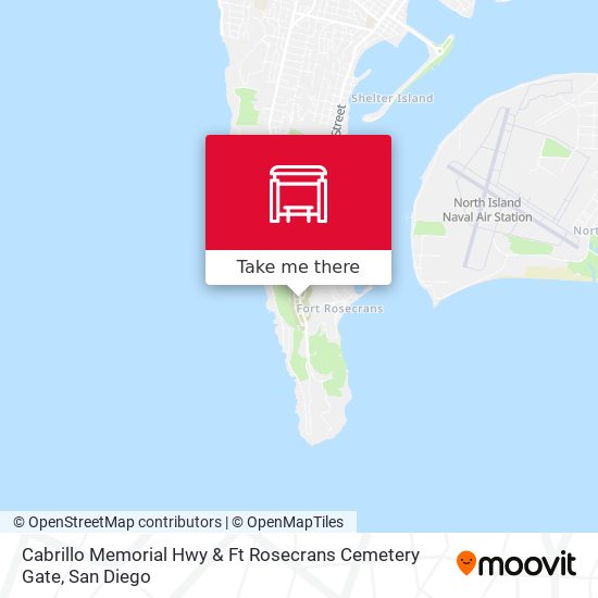 Cabrillo Memorial Hwy & Ft Rosecrans Cemetery Gate map