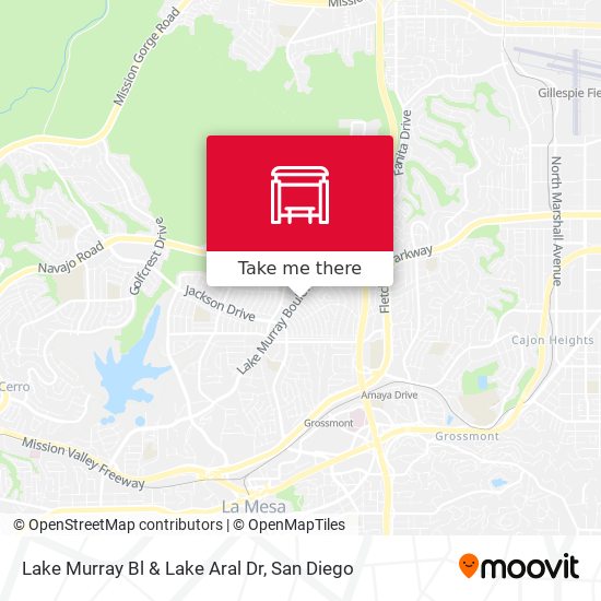 Mapa de Lake Murray Bl & Lake Aral Dr