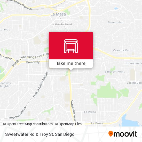 Mapa de Sweetwater Rd & Troy St