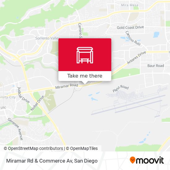 Mapa de Miramar Rd & Commerce Av