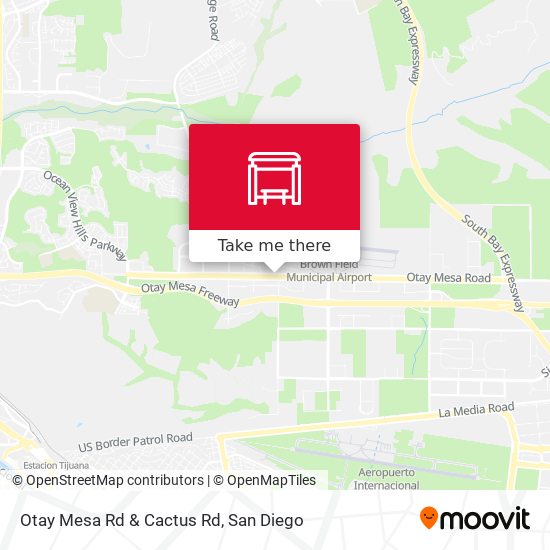 Otay Mesa Rd & Cactus Rd map