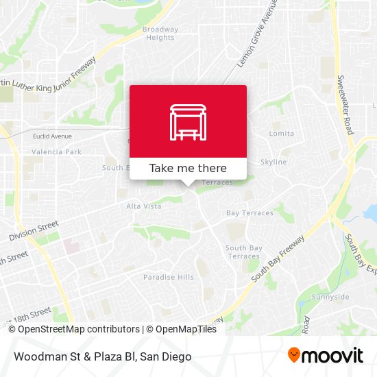 Mapa de Woodman St & Plaza Bl