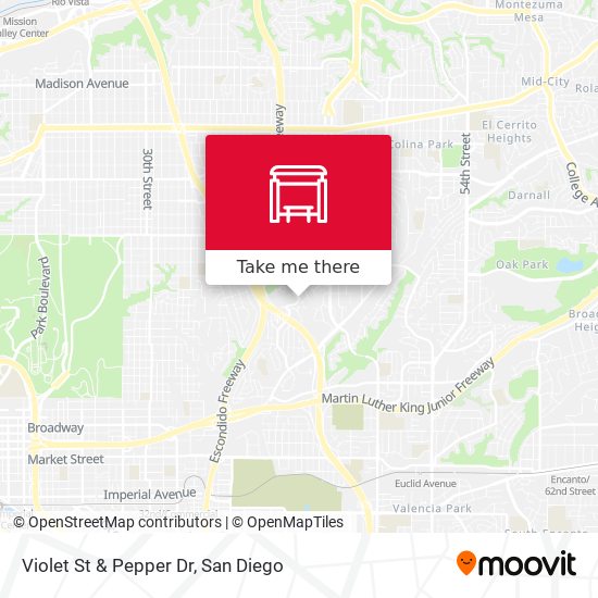 Mapa de Violet St & Pepper Dr