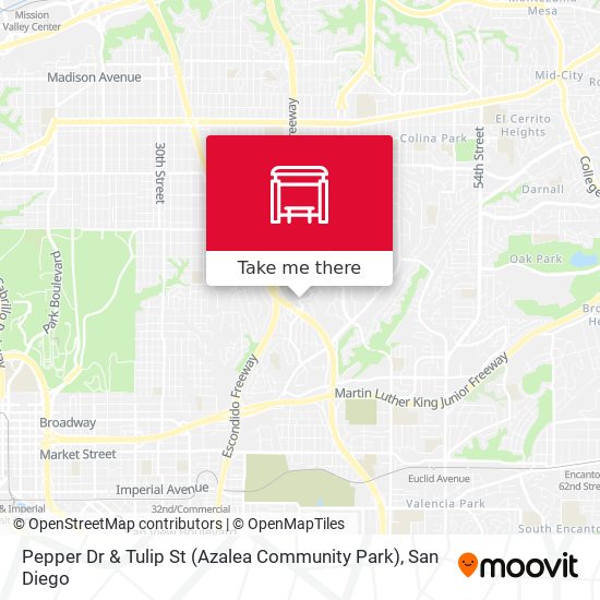 Mapa de Pepper Dr & Tulip St (Azalea Community Park)