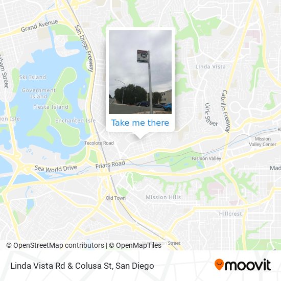 Mapa de Linda Vista Rd & Colusa St