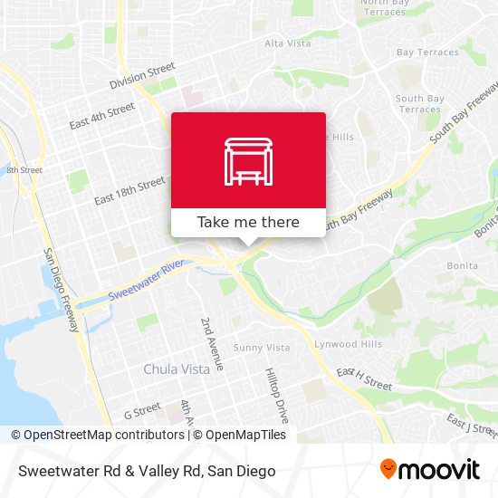 Mapa de Sweetwater Rd & Valley Rd