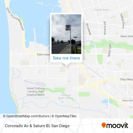 Mapa de Coronado Av & Saturn Bl