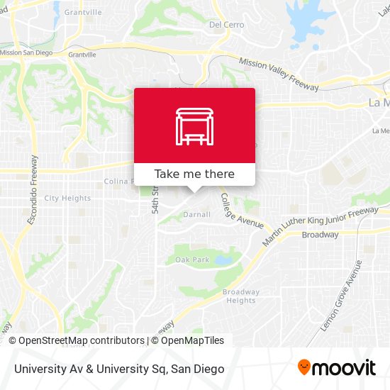 University Av & University Sq map