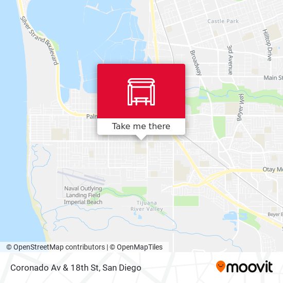 Mapa de Coronado Av & 18th St
