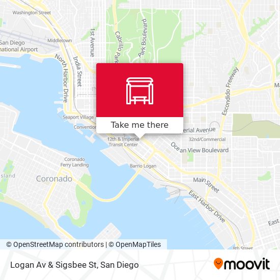 Mapa de Logan Av & Sigsbee St