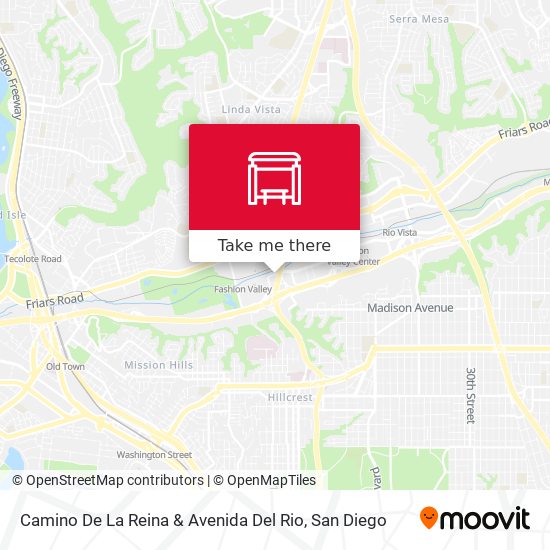 Camino De La Reina & Avenida Del Rio map
