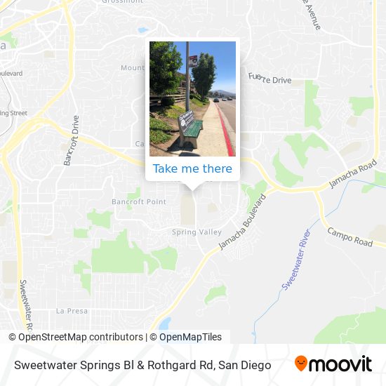 Mapa de Sweetwater Springs Bl & Rothgard Rd