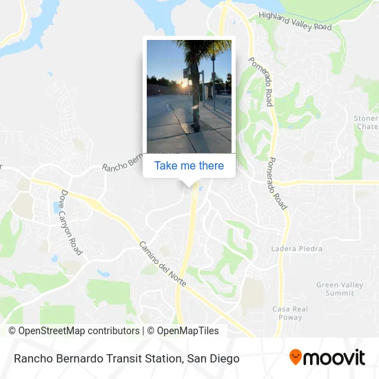 Rancho Bernardo Transit Station map