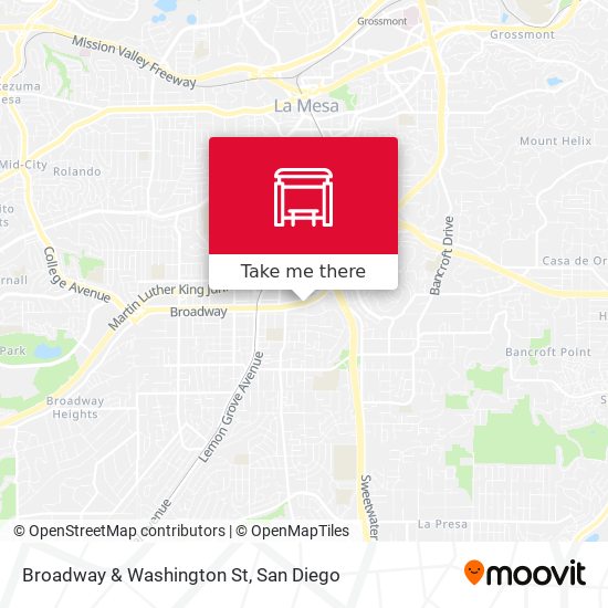 Mapa de Broadway & Washington St