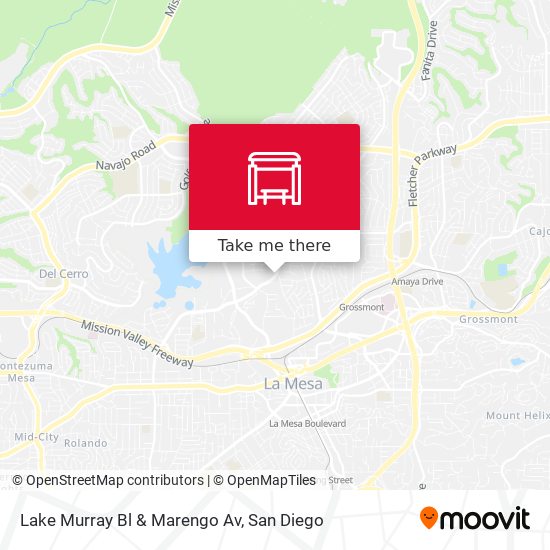 Mapa de Lake Murray Bl & Marengo Av