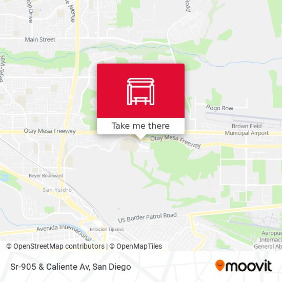 Sr-905 & Caliente Av map