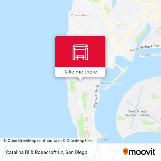 Catalina Bl & Rosecroft Ln map