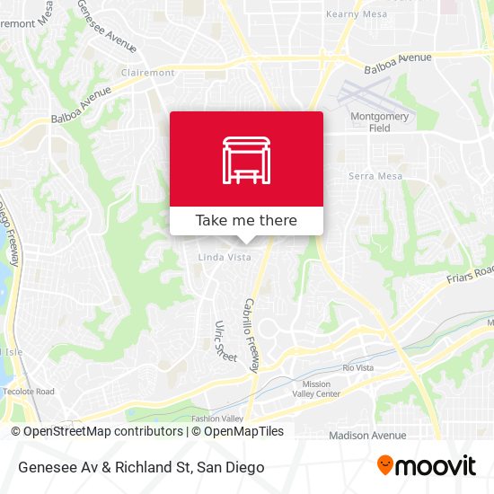 Mapa de Genesee Av & Richland St