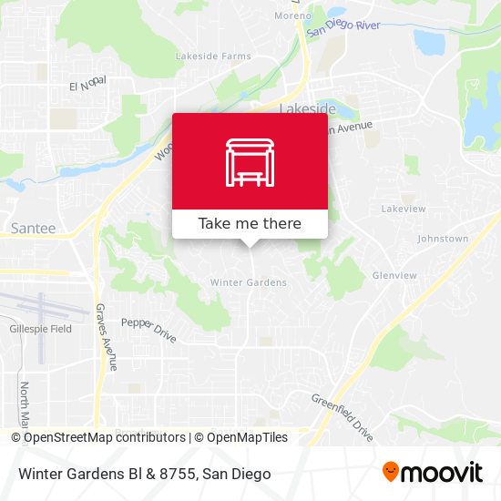 Winter Gardens Bl & 8755 map