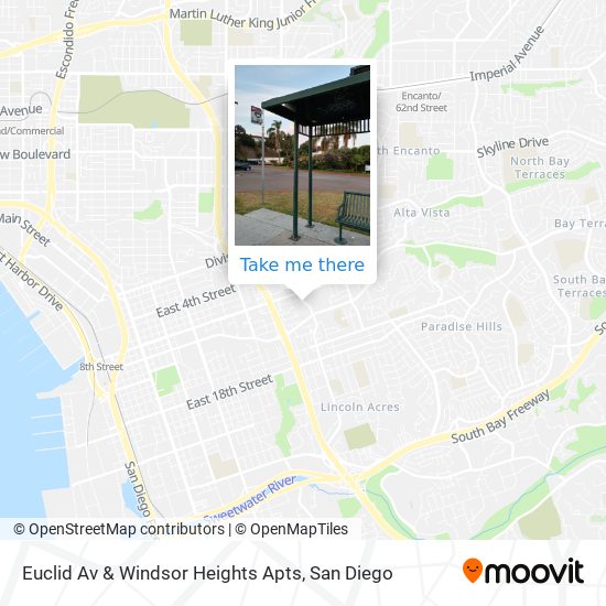 Mapa de Euclid Av & Windsor Heights Apts