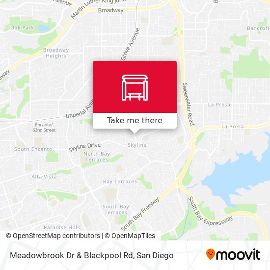 Mapa de Meadowbrook Dr & Blackpool Rd