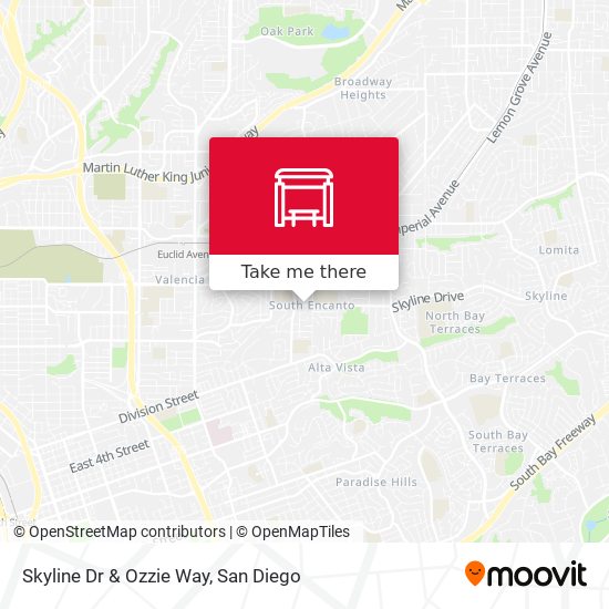Mapa de Skyline Dr & Ozzie Way