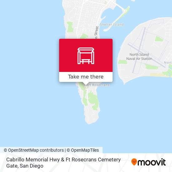 Cabrillo Memorial Hwy & Ft Rosecrans Cemetery Gate map