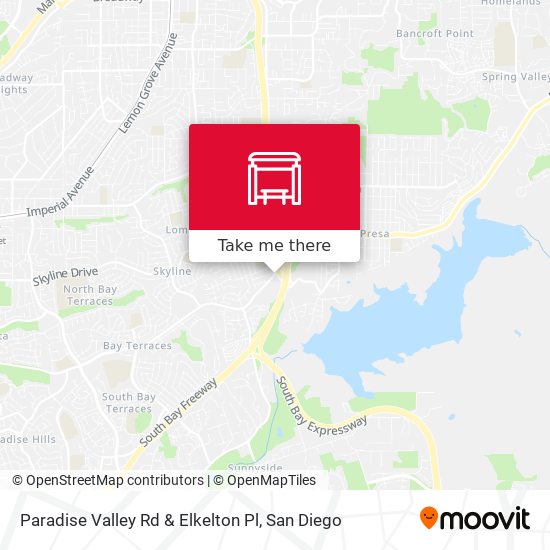 Paradise Valley Rd & Elkelton Pl map