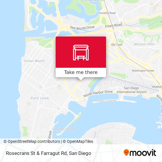 Mapa de Rosecrans St & Farragut Rd