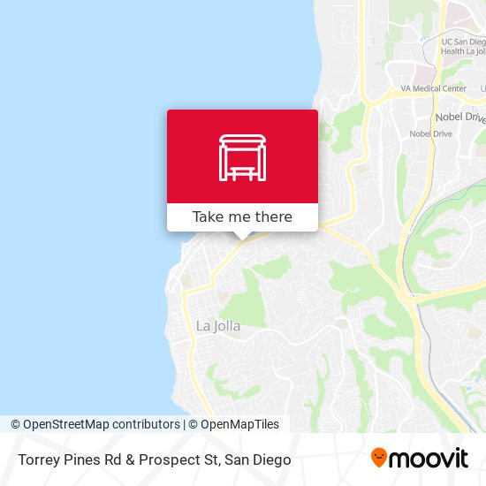 Mapa de Torrey Pines Rd & Prospect St