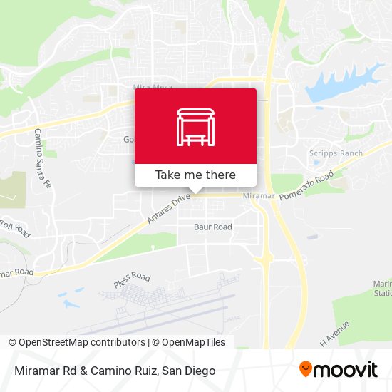Mapa de Miramar Rd & Camino Ruiz