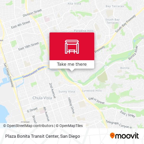 Plaza Bonita Transit Center map