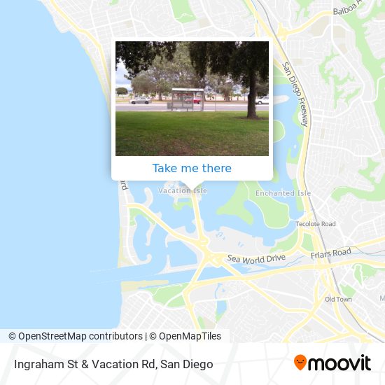 Ingraham St & Vacation Rd map